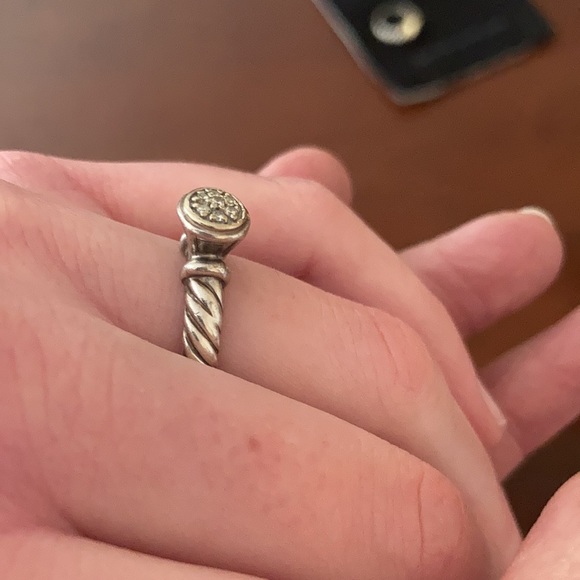 David Yurman Pave & Sterling ring - Picture 6 of 14